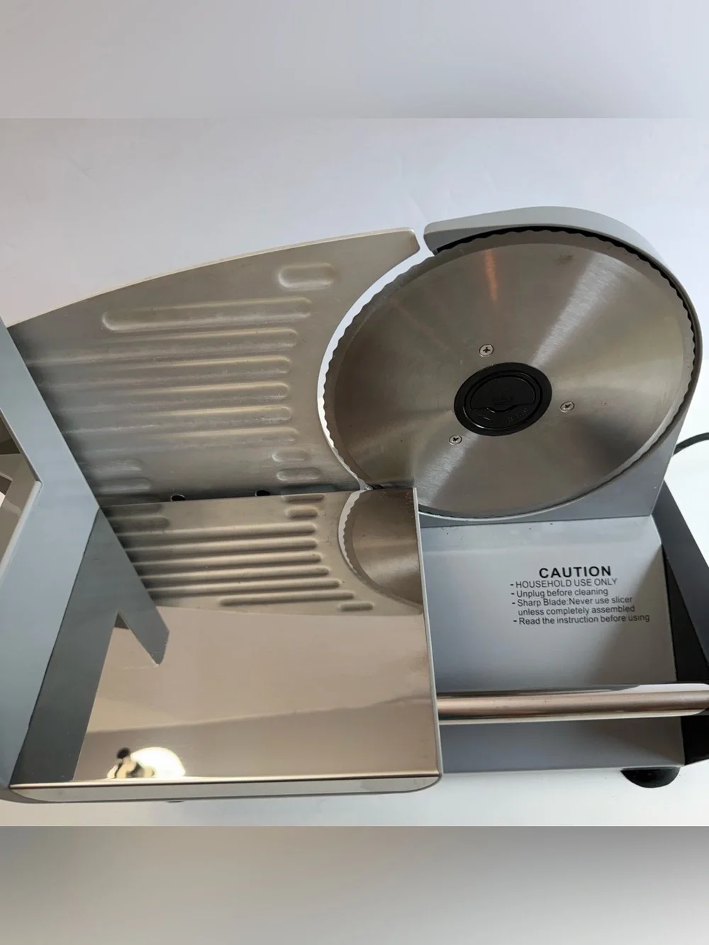 Waring Pro FS150 Electric Food Slicer Adjustable 7.5” Blade 130W Stainless Steel